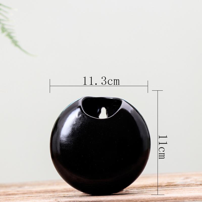 Круглая настенная ваза, фоновое украшение на стену, подвесная ваза для цветов, аксессуары для цветочных композиций, подвесной цветочный горшок