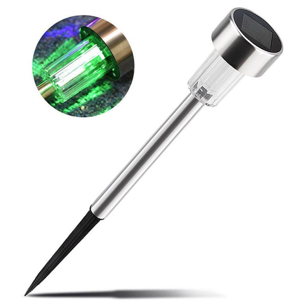 Солнечный садовый светильник из нержавеющей стали