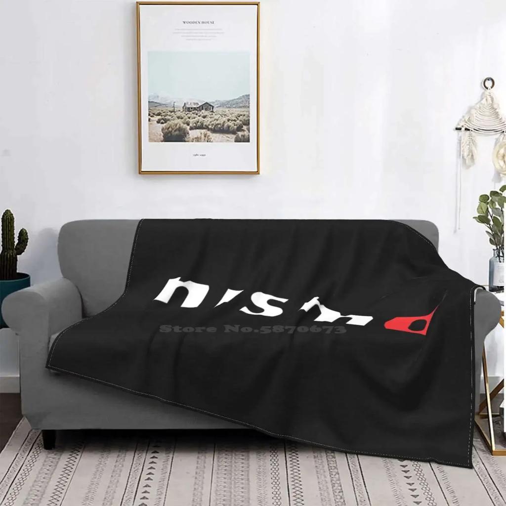 Логотип Nismo Все размеры Мягкое покрывало Плед Домашний декор Постельное белье Логотип Nismo Автомобиль Винтажный Классический автомобиль Потертая графика Хот-род Масл-кар