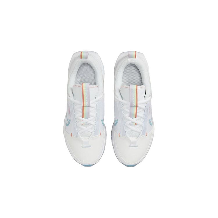 Nike Air Max Interlock SE GS белые потертые синие детские кроссовки Crimson-Bliss Aura DM1211-100