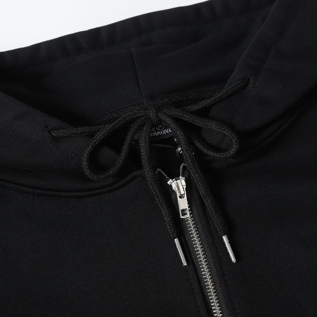 Stussy 2025 Новая весна и осень Большие размеры Тонкий стиль Классический MILAN Letter Printing молния с капюшоном Толстовка для пар