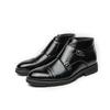 Кожаные ботинки для мужчины Натуральная кожа Ботинки большого размера Высококачественные дизайнерские формальные ботинки Повседневные ботинки Деловые