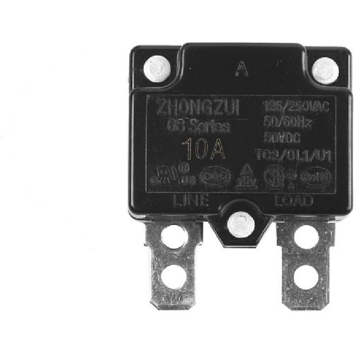 Автоматический выключатель 10А Защита от перегрузки с автосбросом Предохранитель для детского электромобиля C