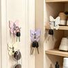1/4PCS Self Adhesive Rotating Wall Hook Waterproof Adhesive Wall Hook  Kitchen Bathroom Storage
