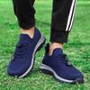 Men's Shoes Summer Couple Style Anti Slip Middle-aged and Elderly Breathable Casual Sports Shoes Fly Woven Walking and Jogging