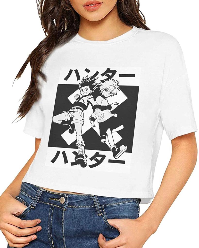 Футболка Hunter X Hunter Hisoka Morow Hxh, женская футболка с героями мультфильмов Harajuku 90S, женская футболка с короткими рукавами, летняя одежда