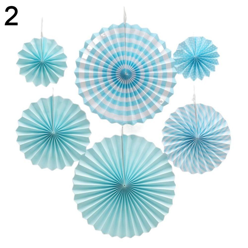 Decorations Birthday Decor Supplies Flower Paper Crafts Paper Fan Flowers Wedding Fans Tissue Paper
