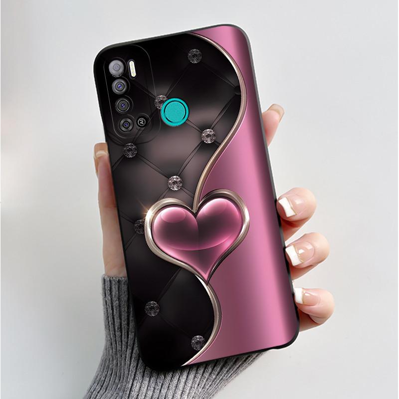 Чехол для Tecno Pouvoir 4 Pro LC7 LC8 Мягкий Силиконовый TPU Чехол для Телефона Для Tecno Pouvoir 4 4Pro LC 7 LC 8 Задняя Крышка Цветочные Fundas