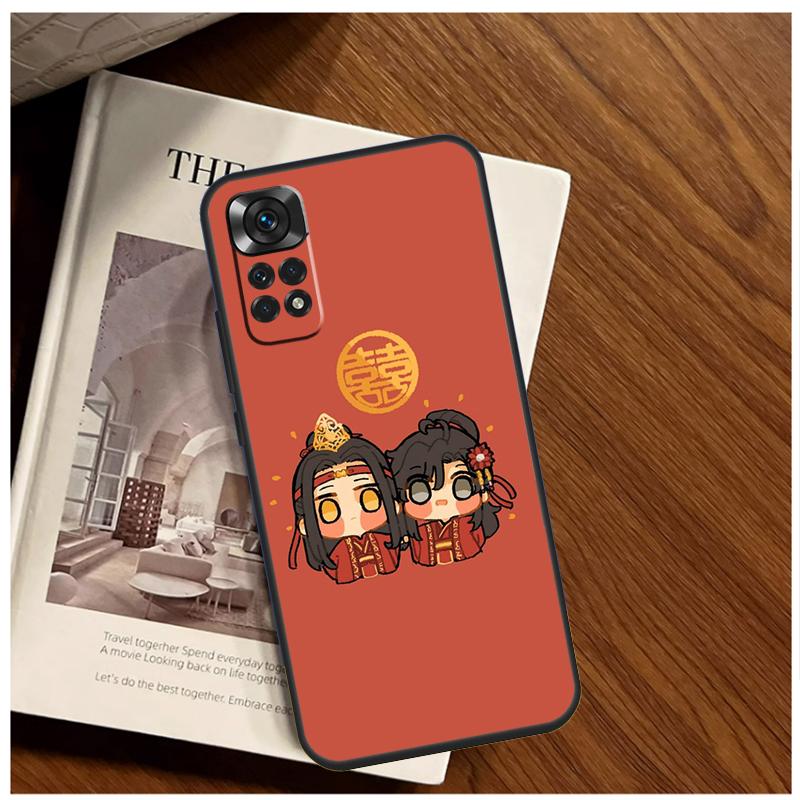 Чехол Mo Dao Zu Shi для Xiaomi Redmi Note 13 Pro 8 9 10 11 12 Pro 12S 11S 10S Redmi 12 10C 12C 13C Coque