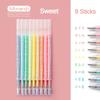 9/36 Color Morandi Gel Pen Set Press Type Color Ballpoint Pen 0.5mm Note-taking Hand Account Stationery Office School Supplies