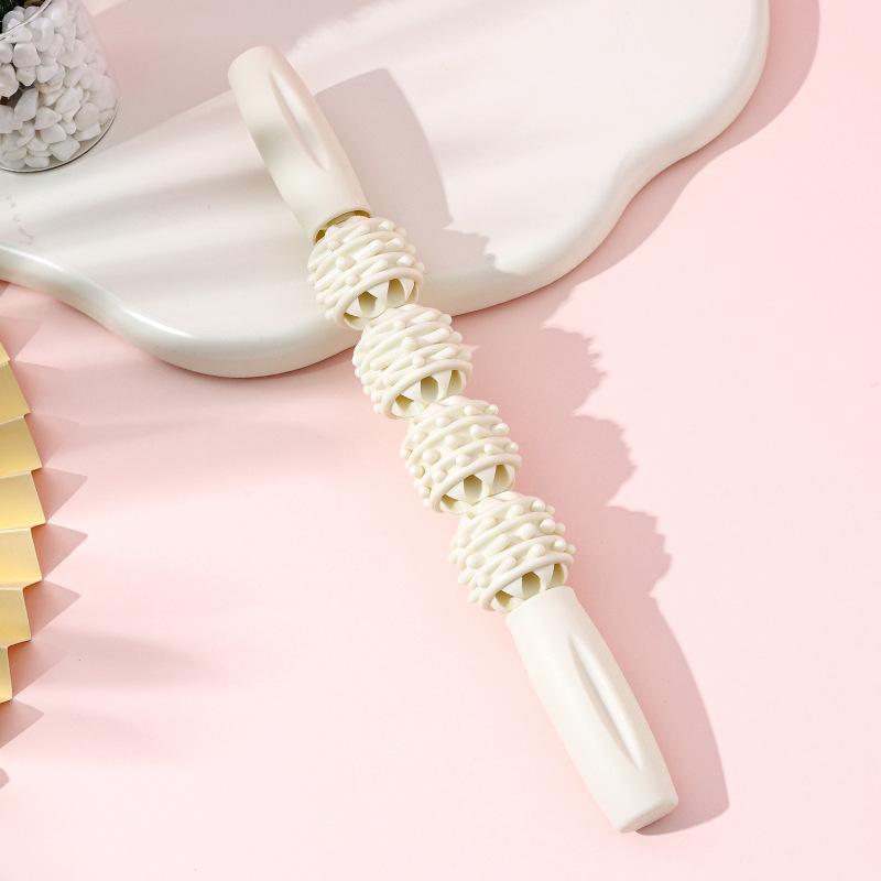 1 шт. Ролик для массажа йоги - Ручной массажер для глубоких тканей для расслабления мышц, похудения ног и растяжки икр