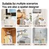 Foldable Clothes Drying Rack Multifunctional Clothes Hook  Home Wardrobe Accessories