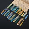 1 Pc Retro Floral Painting Metal Bookmark Hollow Bronzing Bookmark With Tassel Stationery Gifts For Book Club Reader