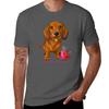 shirt T-Shirt man little Dachshund tshirt man smile make Its that the things summer us t