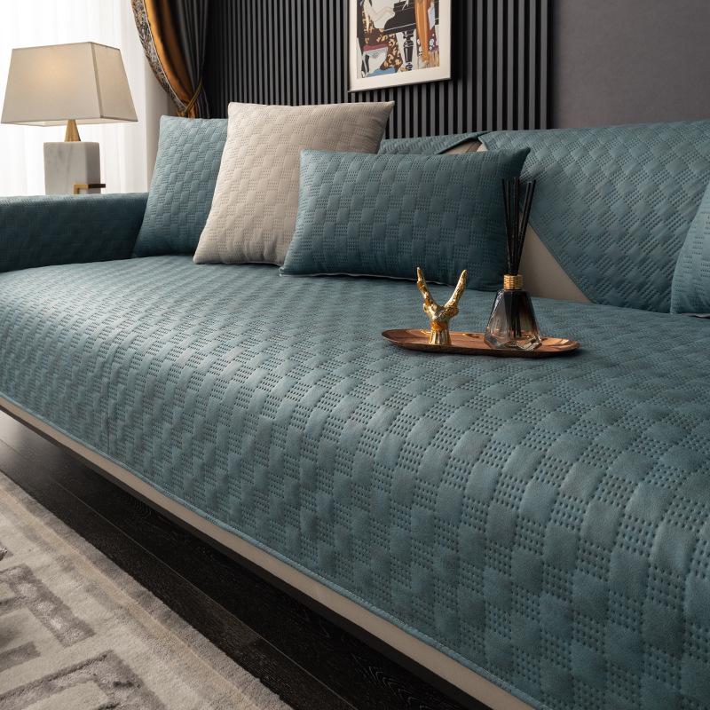 Новая Технология Тканевая Подушка для Дивана Универсальная для Всех Сезонов, Современный Высококлассный Легкий Роскошный Водонепроницаемый и Нескользящий Чехол для Дивана, Простой Чехол