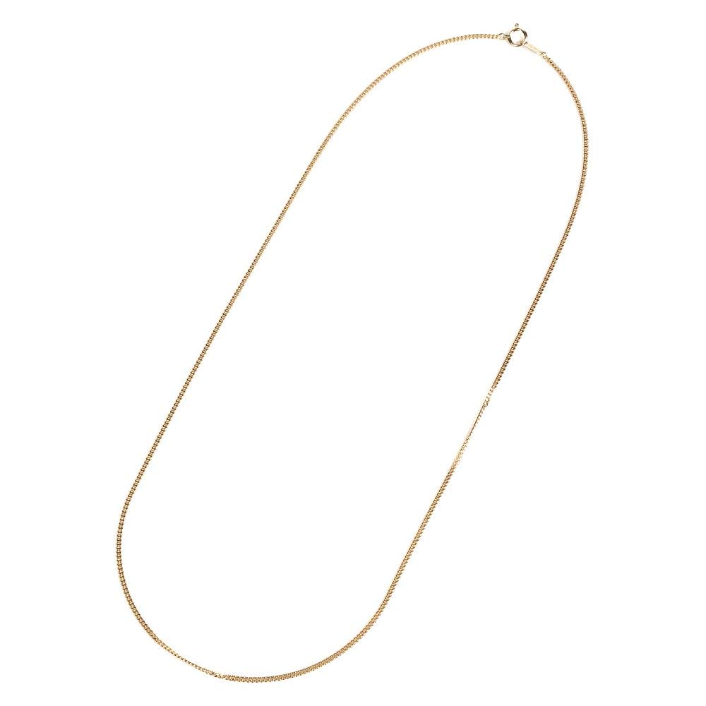 Goods 18K Kihei Necklace 2 Sides 5g 50cm Chain [Happy Shop] Men's Women's