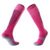 "Children's and Adult Quick-Dry Non-Slip Knee-High Sports Socks - Thick Terry Bottom, Multi-Color Options for Boys and Girls."