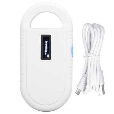 Сканер микрочипов Pet ID 134,2 кГц USB перезаряжаемый считыватель карт животных с функцией хранения для
