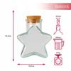 Decorative Glass Bottle STAR 280ml Star for Liqueurs Wine Gift Alcohol