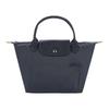 LONGCHAMP Le Pliage Green Eco Friendly Canvas With Leather Tote Dumpling Bag Handbag Small Women's Graphite Gray 1621919P66