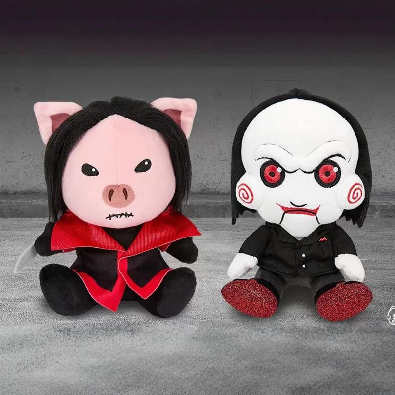 New Saw Jigsaw Billy Puppet Plush Soft Stuffed Horror Movie Doll Lionsgate Game Figure Collectible Plushie Gift For Fans