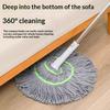 Швабра 2 в 1 с обезвоживанием, вращающаяся на 360 градусов самоотжимающаяся швабра, бытовая швабра с ручным отжимом для уборки дома