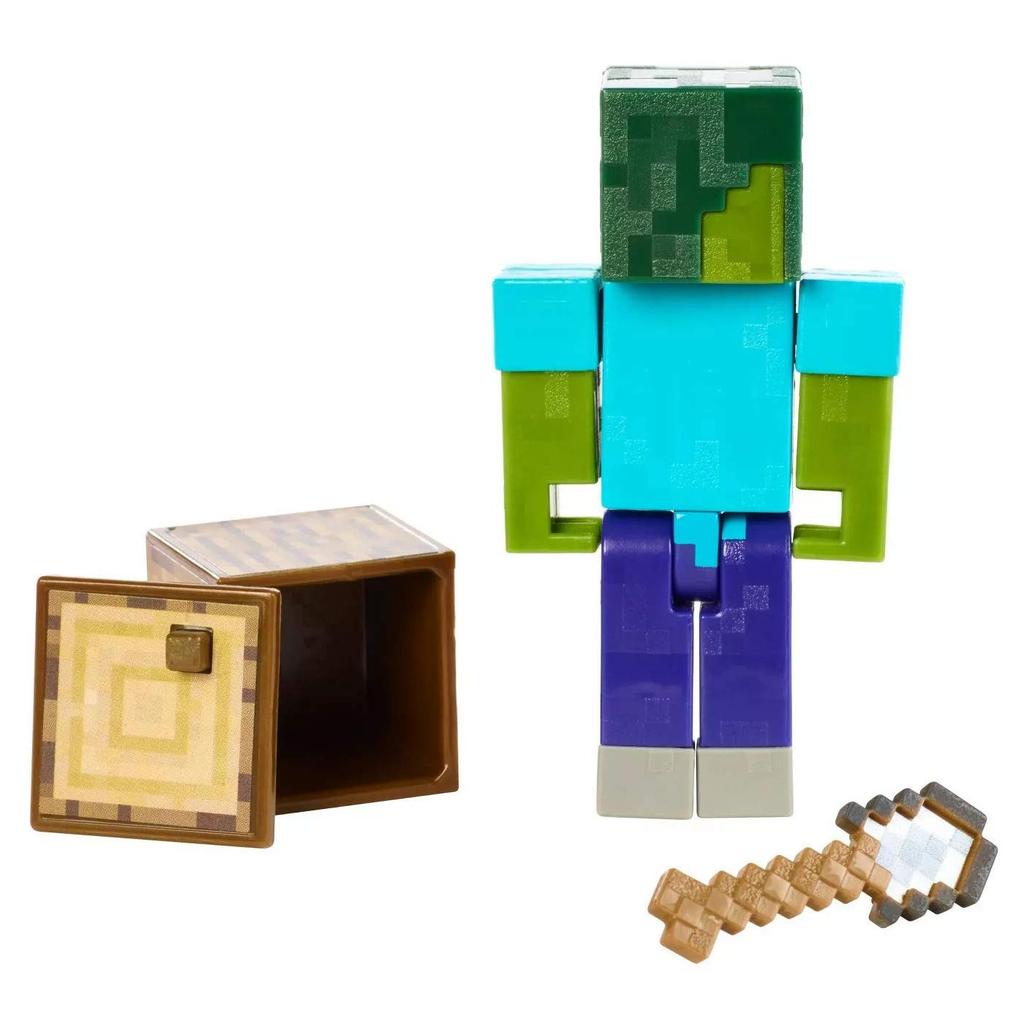 Minecraft Comic Mode Zombie Action Figure