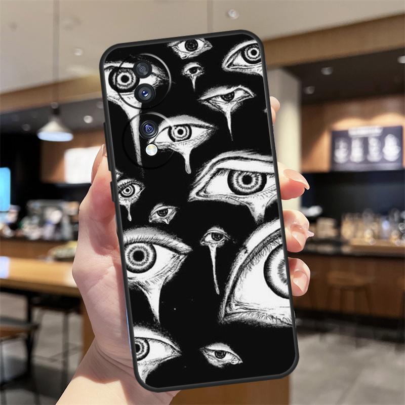 Чехол 'Страшное Лицо Глаза' для Honor 200 Pro X9b X9a X8b X8a X8 X9 X9c 50 70 90 Lite Honor Magic 7 6 5 Pro Funda