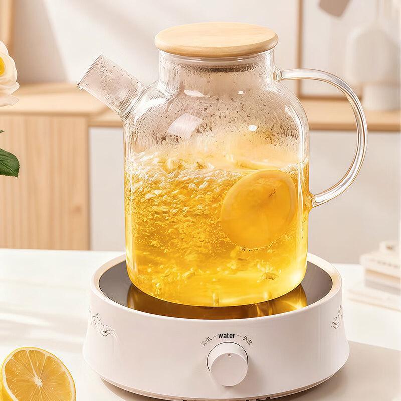 Стеклянный кувшин для воды из высокоборосиликатного стекла, 1,8 л