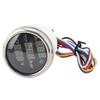 3 In 1 Instrument Sensor Kit Engine Coolant Temperature Oil Pressure Meter Battery Voltmeter for Car Boat 52mm Digital