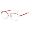 2025 Fashion Reading Glasses Women's INS Style Metal Oversized Frame Ultra-Lightweight Personalized Presbyopia Glasses