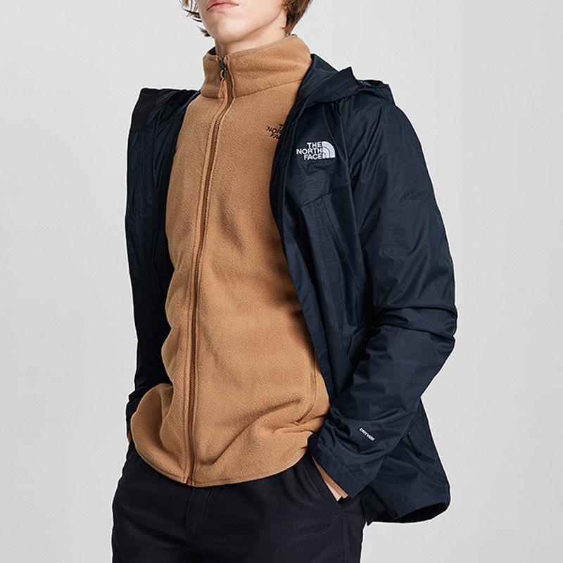 The North Face Водонепроницаемая износостойкая терморегулирующая ветровка для мужчин Синий/Хаки NF0A4U7X-X9V