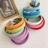 11 Colors Simple Solid Sponge Headband Women Fashion Vintage Hair Bands Headwear New Hair Accessories