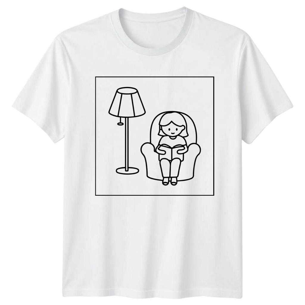 Unisex Reading Book Hobbies Unisexs TShirt Unisexs Tee Graphic Unisex