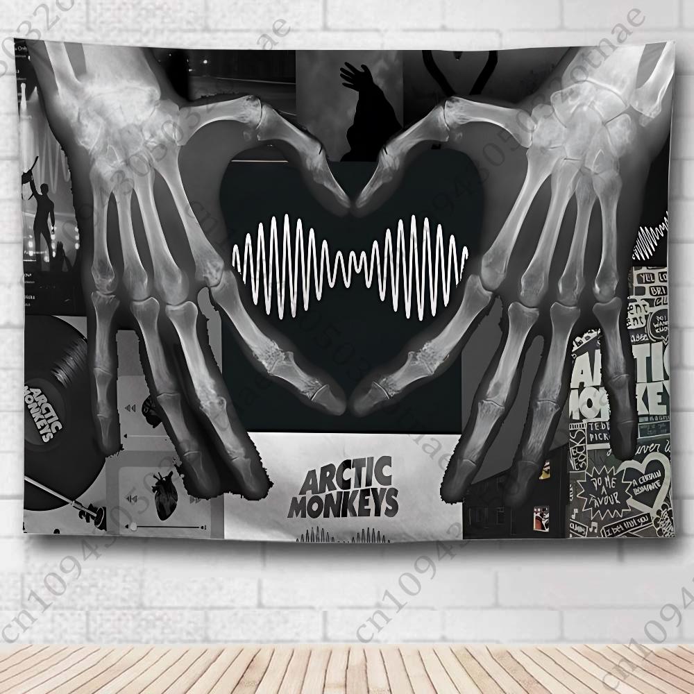 Группа Arctic Monkeys Гобелен Флаг на палке Рекламная ткань Школа Поход День рождения DIY Садовый флаг Баннеры