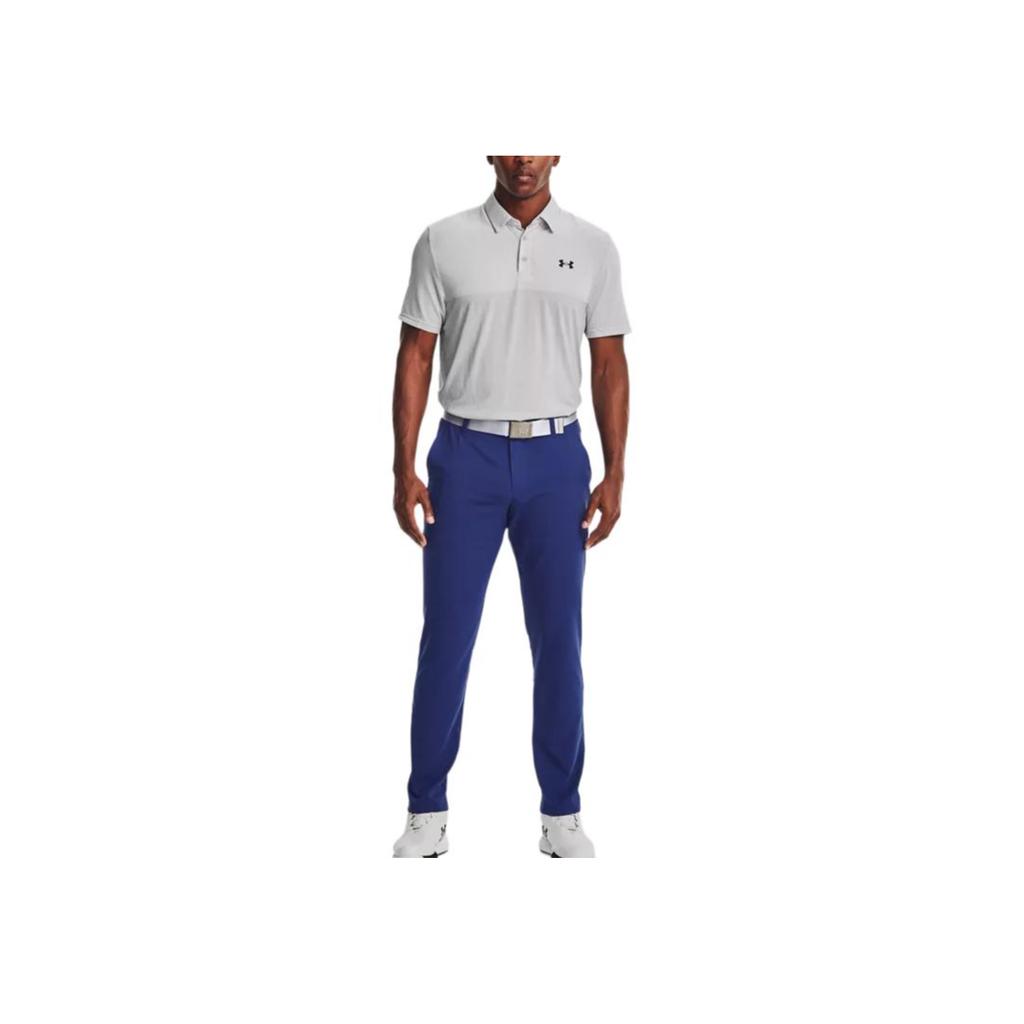 Under Armour Повседневная спортивная рубашка-поло с коротким рукавом, мужские топы, серая 1361145-014
