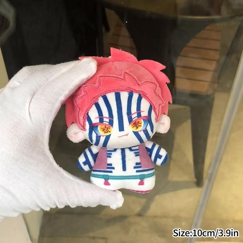 Аниме Фигурка Клинок Рассекающий Демонов Кукла Игрушки Танджиро Шинобу Кочо Украшение Милая Аниме Фигурка Брелок Декор Игрушки на День Рождения Подарки Кукла Игрушка