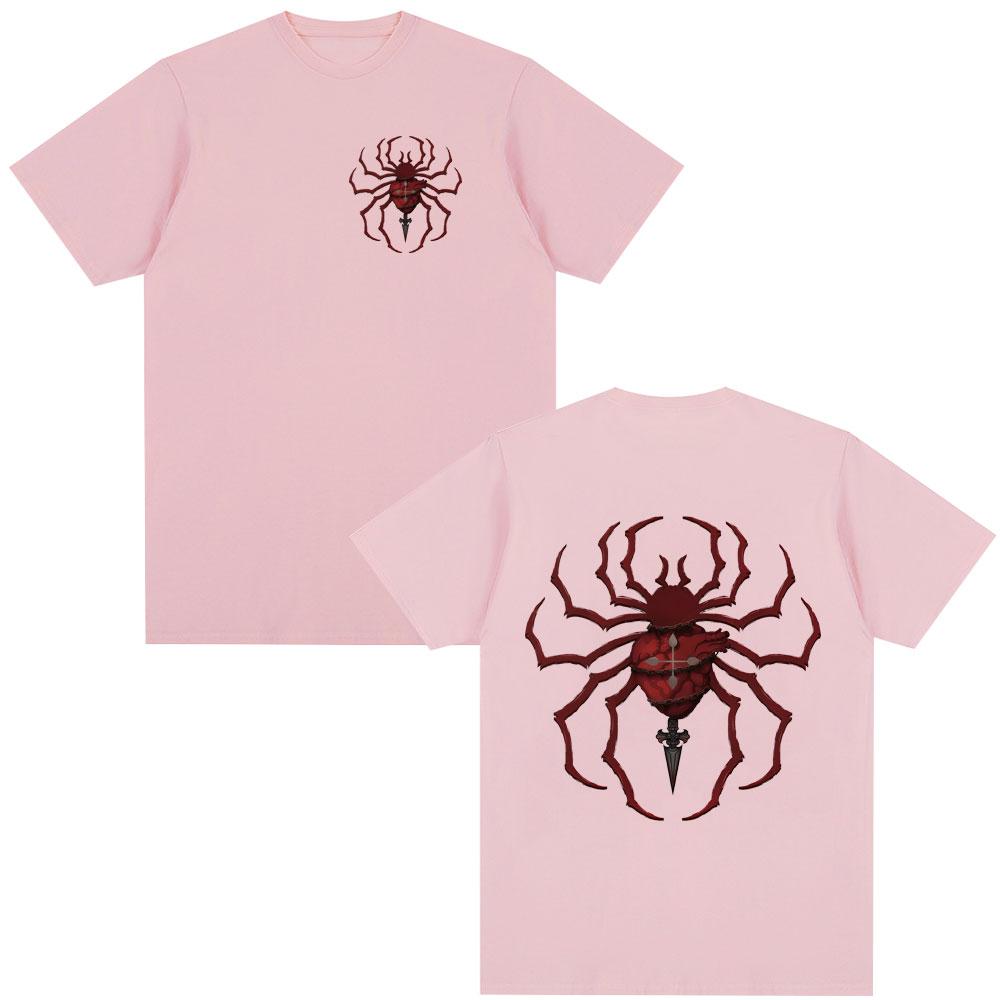 Anime Hunter X Hunter Tshirt Phantom Troupe Spider Logo Unisex Women Short Sleeve T Shirts Cotton Oversized Tshirts Streetwear