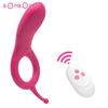 Cock Ring Remote Control Penis Ring Vibratior For Couple Delayed Ejaculation Vibrating Clitoris Stimulator Sex Toys For Men