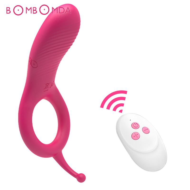Cock Ring Remote Control Penis Ring Vibratior For Couple Delayed Ejaculation Vibrating Clitoris Stimulator Sex Toys For Men