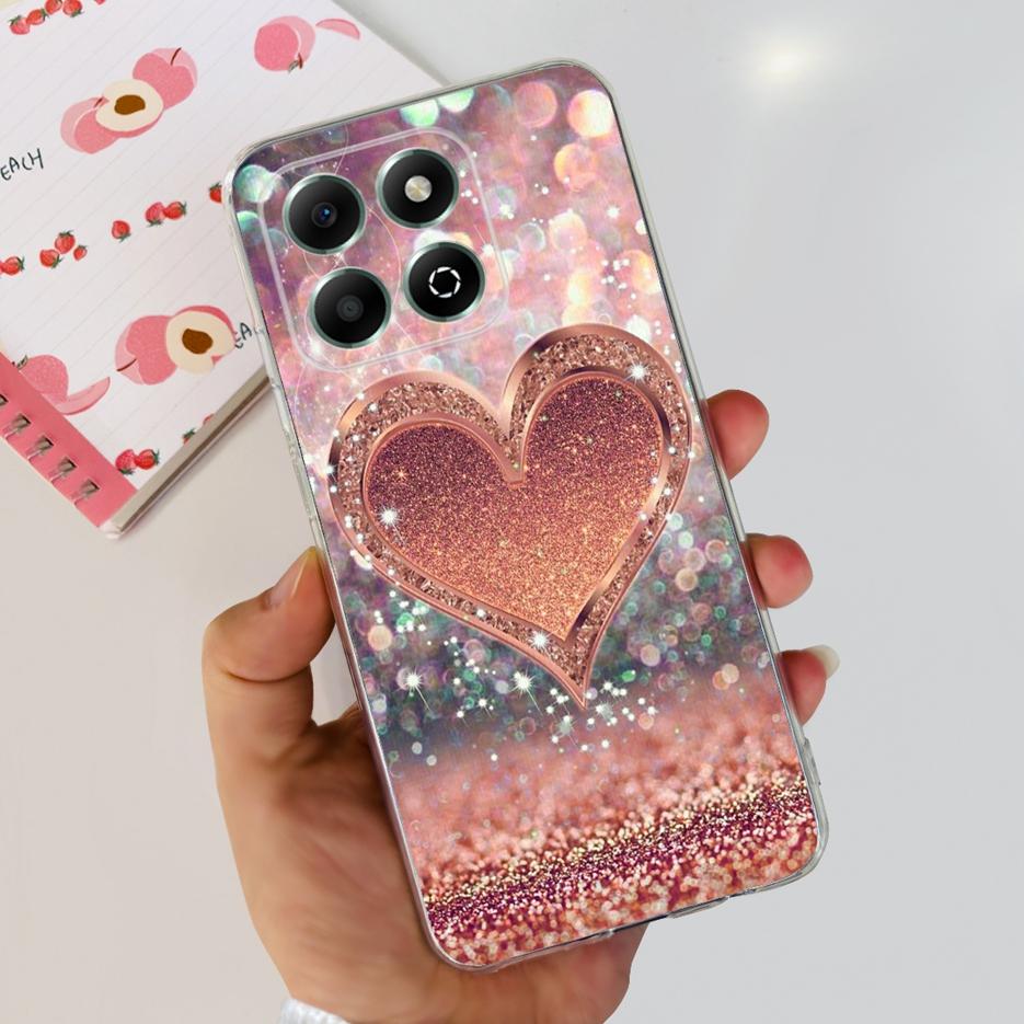 Чехол для Honor X6b JDY-LX1 JDY-LX2 Стильный painted чехол Мягкий силиконовый корпус Для Honor X6b X 6b HonorX6b Чехол для телефона 6.56'' Coque