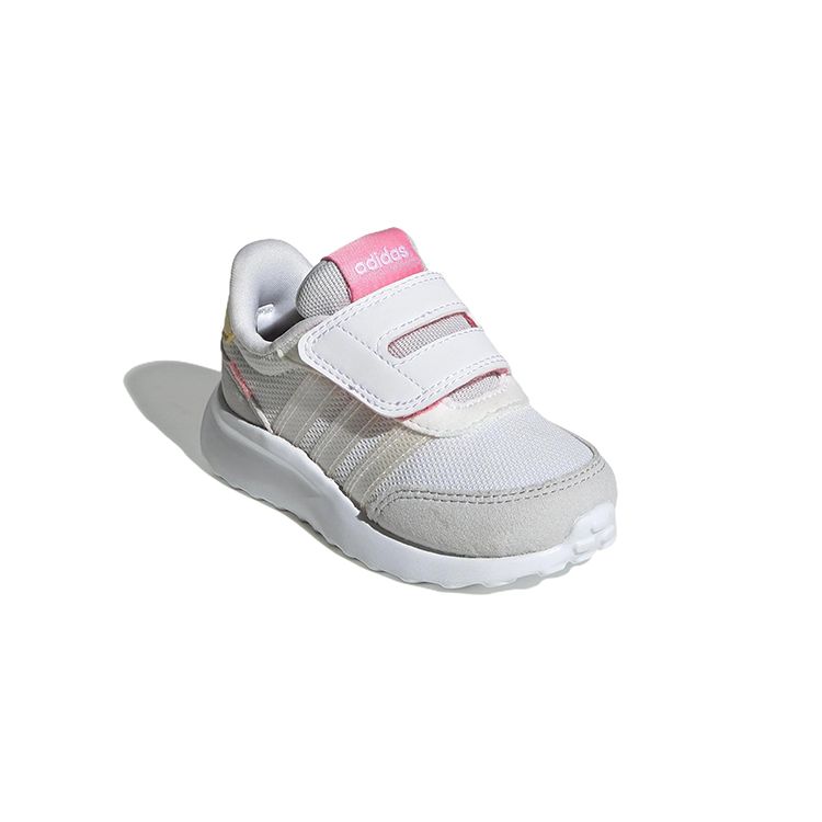 Adidas Neo Run 70S Ac Synthetic Leather Comfortable Durable Low-Top Sports Casual Shoes Baby Sneakers White Gray GW1485