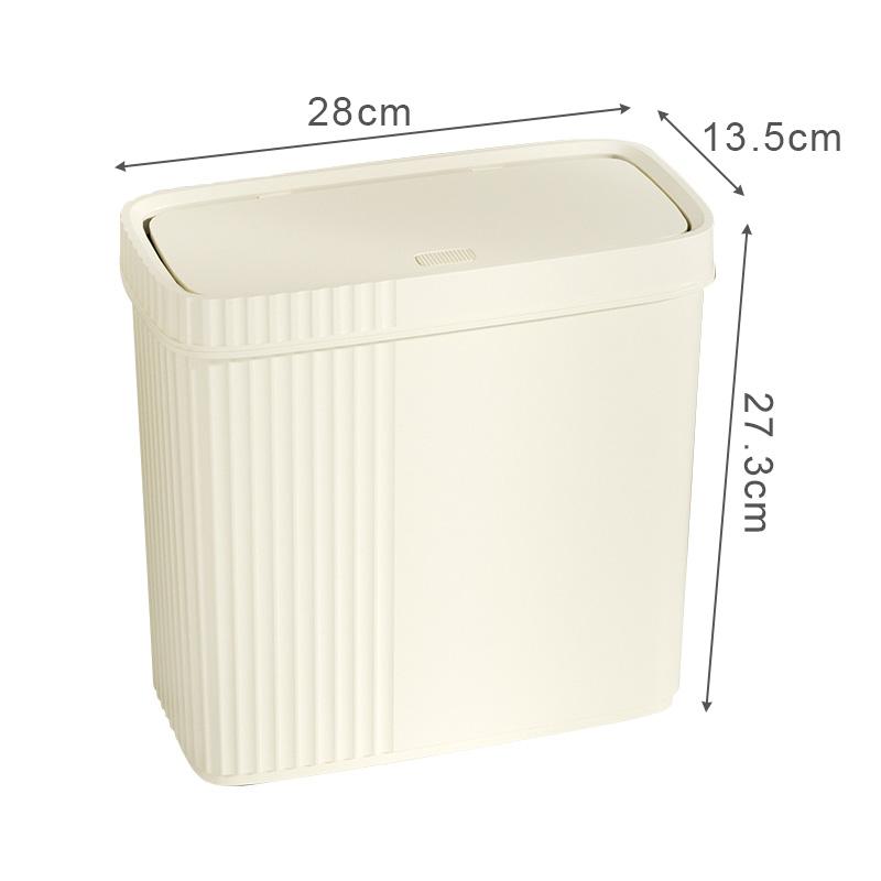Мусорное ведро для ванной комнаты, туалетное мусорное ведро с крышкой, устойчивое к запахам, узкое мусорное ведро для гостиной, спальни, мусорная корзина для мусора