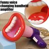 Funny Horn Voice Changer Creative Big Mouth Handheld Changer Megaphone Toy Voice Q5Z2