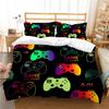 Комплекты постельного белья, домашний текстиль, комплект пододеяльников с 3D геймерской печатью, черный фон, роскошный комплект постельного белья, высокое качество