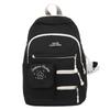 Schoolbag Double Shoulder Casual Backpack Summer Girl Lightweight Large Capacity School Bag Junior High School Student Versatile Simple Student