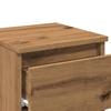 Bedside Table for Modern Bedroom, 2 Drawers Storage Bedside Table, Sofa Sideboard for Living Room, Multifunctional Storage Cabinet, 30x30x40 Cm