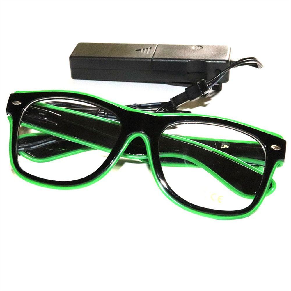 El Wire Party SunGlasses Glow Sunglasses Luminous Glasses Led Glasses Neon Glasses Flashing Glasses