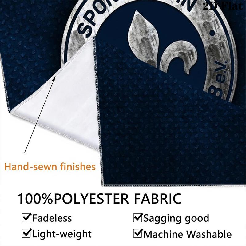 Fc Olympia Darmstadt Wall Tapestry Aesthetic Wall Hanging Printed Fabric Blanket Decorative Tapestries for Bedroom Living Room Home Decor