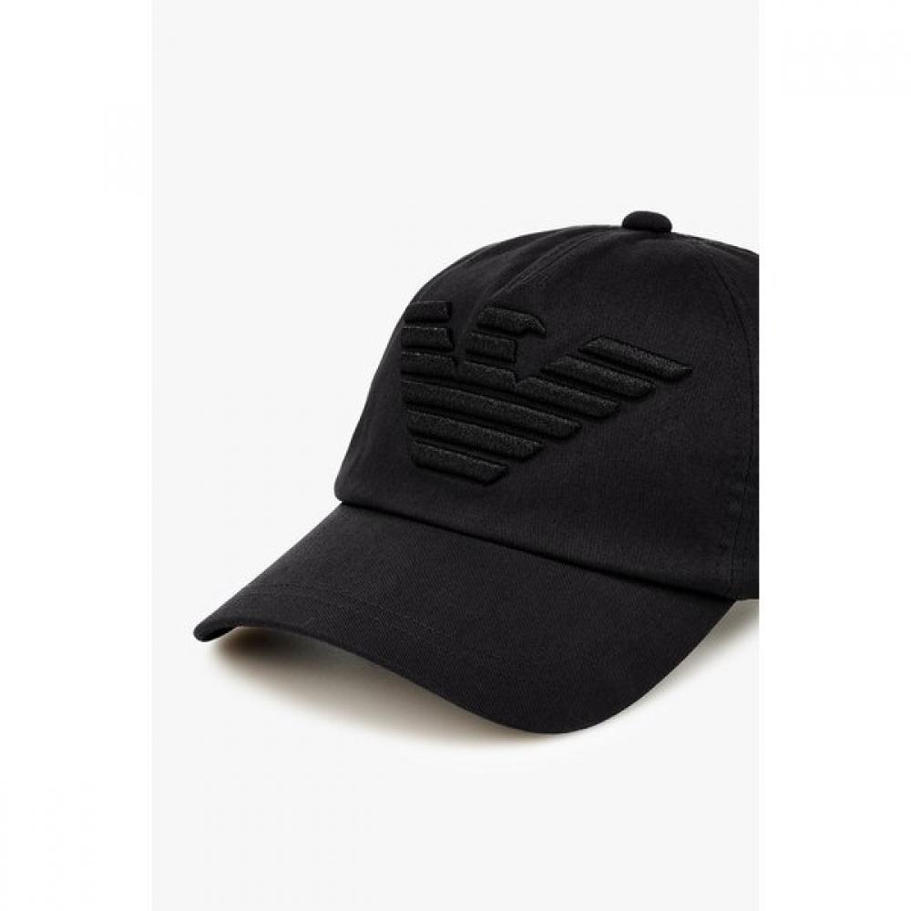 Emporio Armani Men S overSized Eagle Embroidery baSeball Cap A516354002